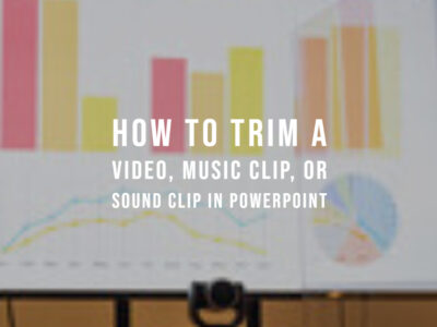 How to Trim a video, music clip, or sound clip in PowerPoint