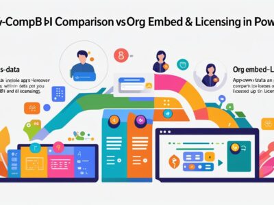 Power BI Embed Decision Helper: App-Owns-Data vs Org Embed & Licensing