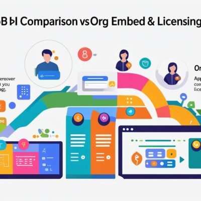 Power BI Embed Decision Helper: App-Owns-Data vs Org Embed & Licensing