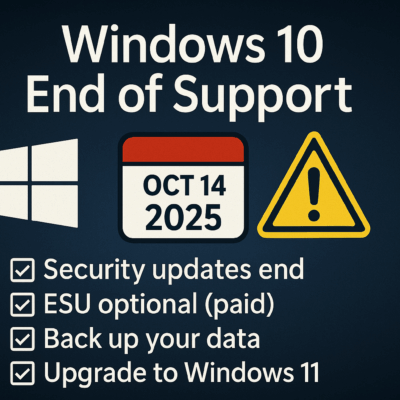 Windows 10 End of Support (2025): The Complete Guide to the Consumer ESU Program