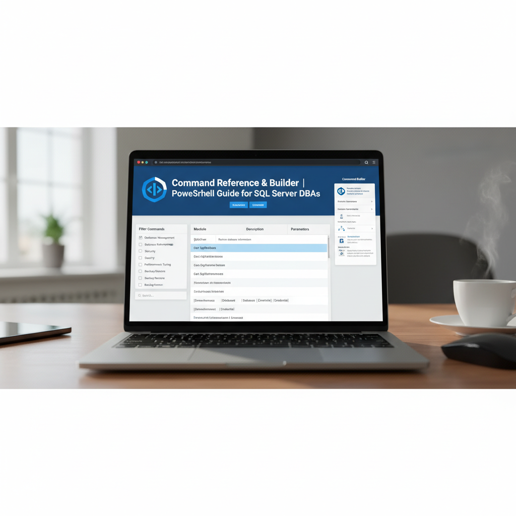 Interactive dbatools Command Reference & Builder | The Ultimate PowerShell Guide for SQL Server DBAs