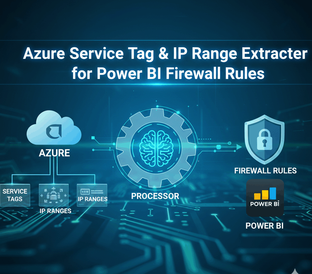 Azure Service Tag & IP Range Extractor for Power BI Firewall Rules