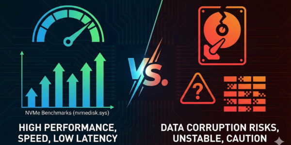 Windows 11 Native NVMe Driver (nvmedisk.sys) Benchmarks vs. Data Corruption Risks