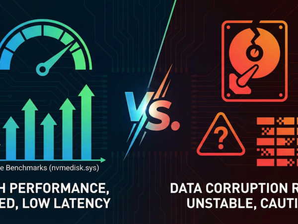 Windows 11 Native NVMe Driver (nvmedisk.sys) Benchmarks vs. Data Corruption Risks